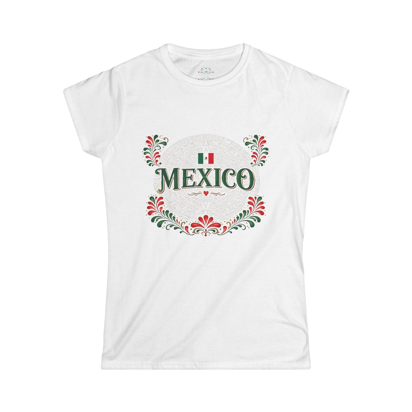 Mexico Floral Tee — 'Orgullosamente Mexicana' Patriotic Women's Shirt