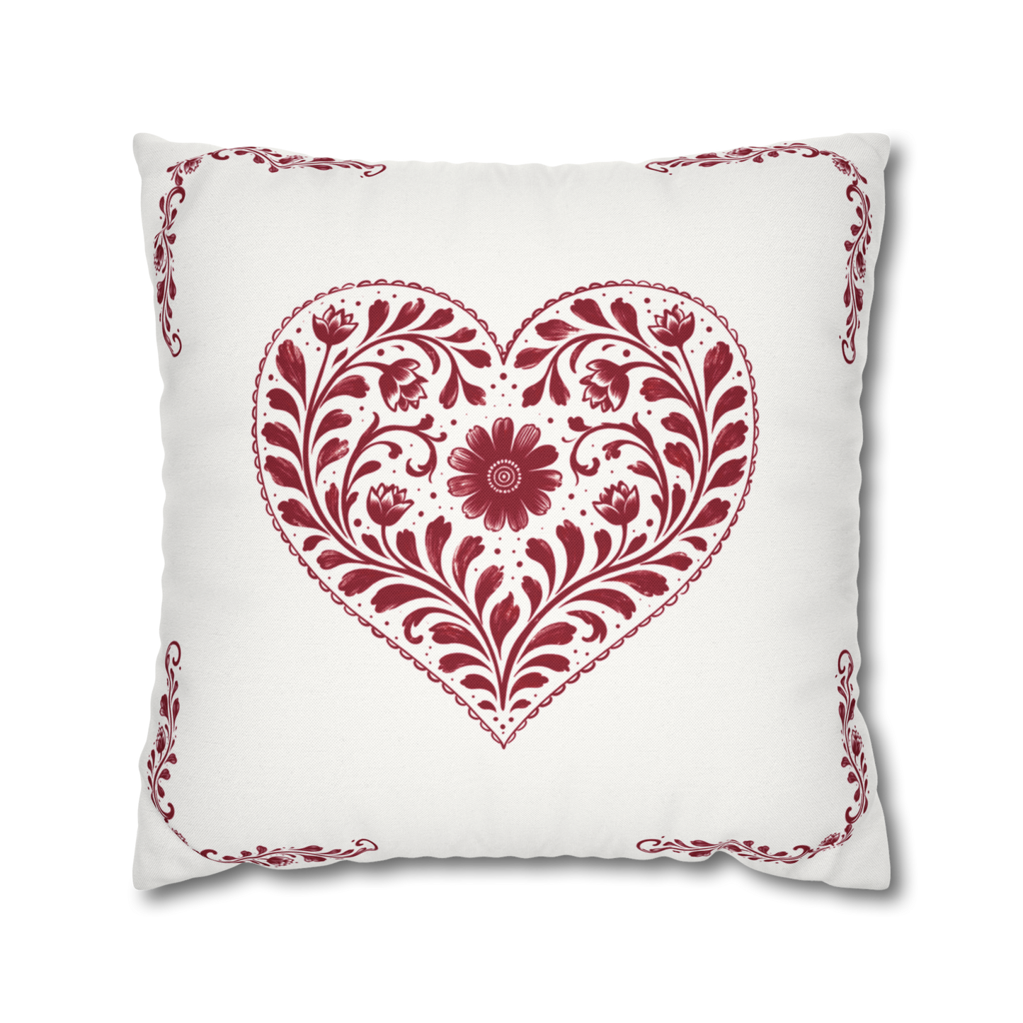 Te Amo Con Todo Mi Corazón Pillow Cover