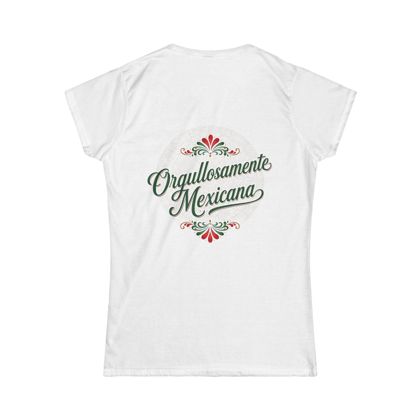 Mexico Floral Tee — 'Orgullosamente Mexicana' Patriotic Women's Shirt