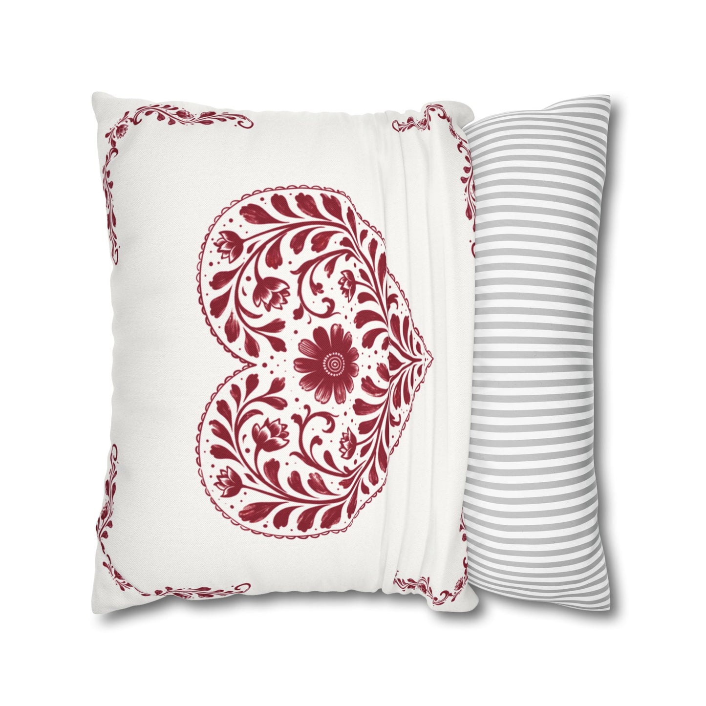 Te Amo Con Todo Mi Corazón Pillow Cover